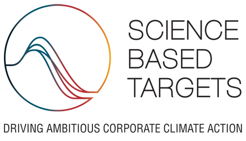 Das SBTi-Logo steht für wissenschaftlich fundierte Ziele für Klimamaßnahmen und Nachhaltigkeitsinitiativen.