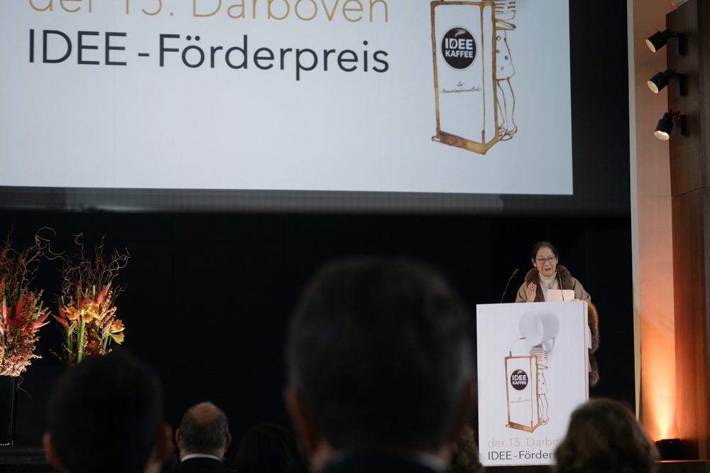Award ceremony of the 15th Darboven IDEE Sponsorship Prize in Hamburg - Jury speech 
