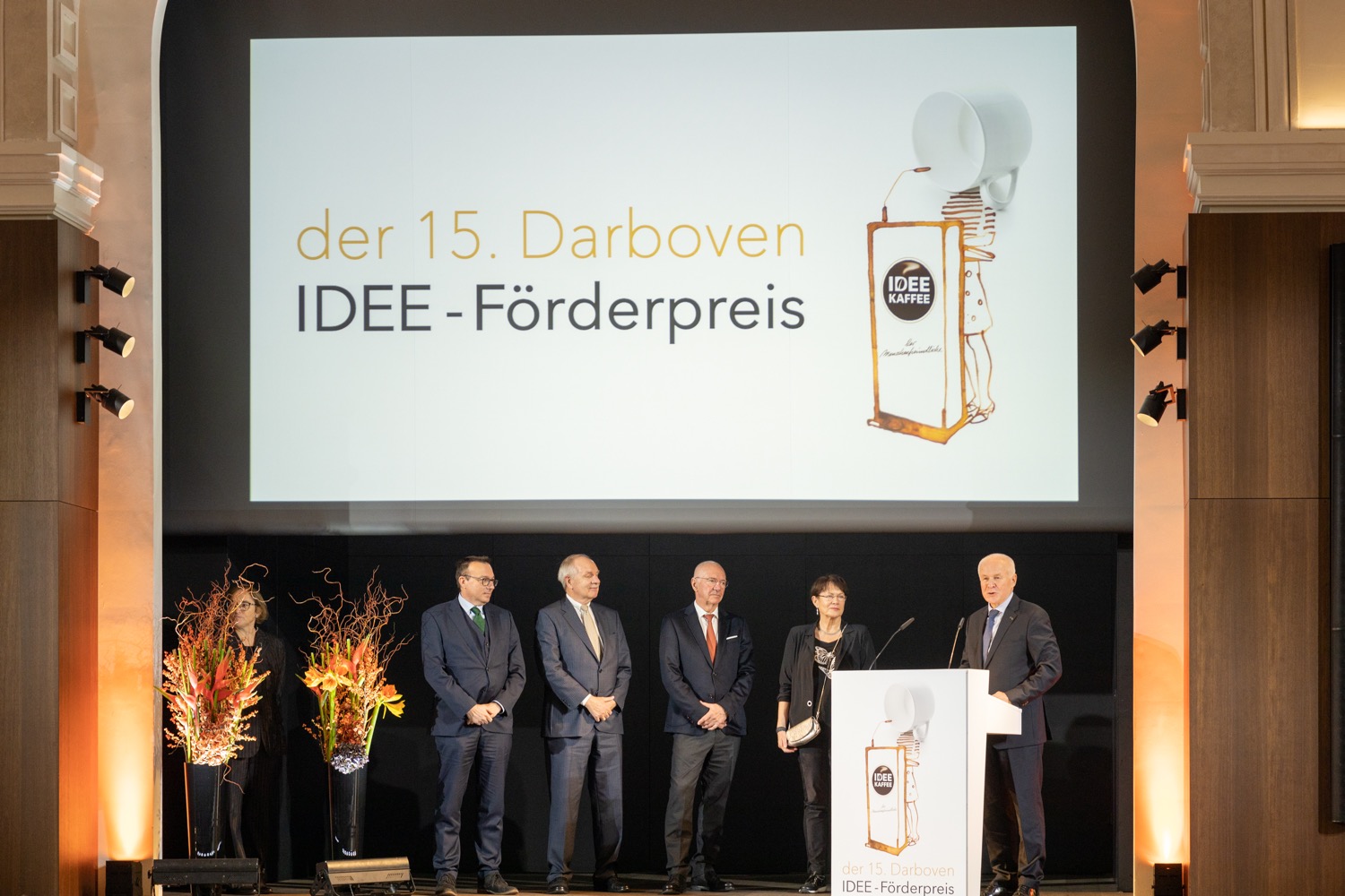 People on stage - Darboven IDEE Sponsorship Prize 2021