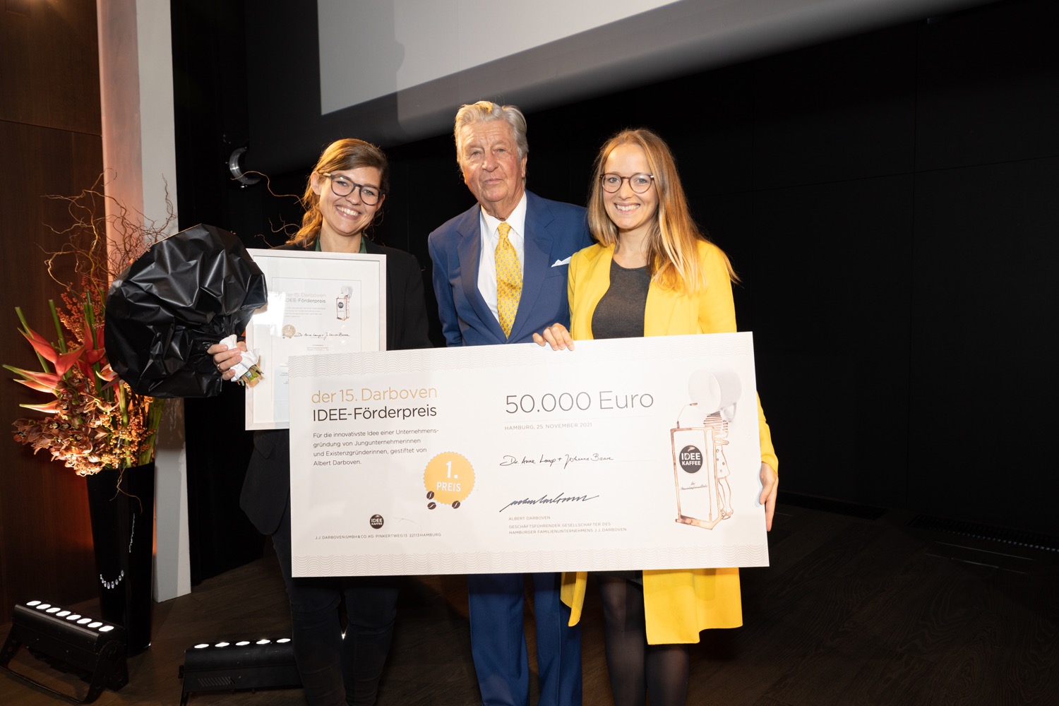 IDEE Sponsorship Prize - Mr. Darboven and founders